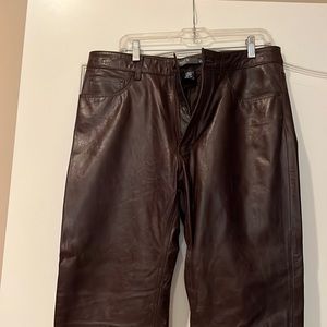 Leather men’s pants
